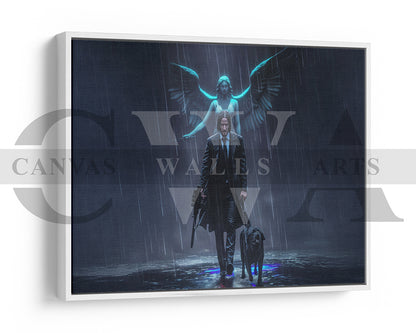 John Wick Canvas Wall Art Movie Poster Print