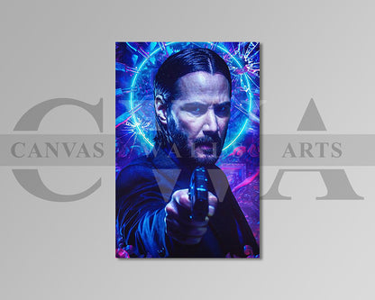 John Wick Canvas Wall Art Movie Poster Print