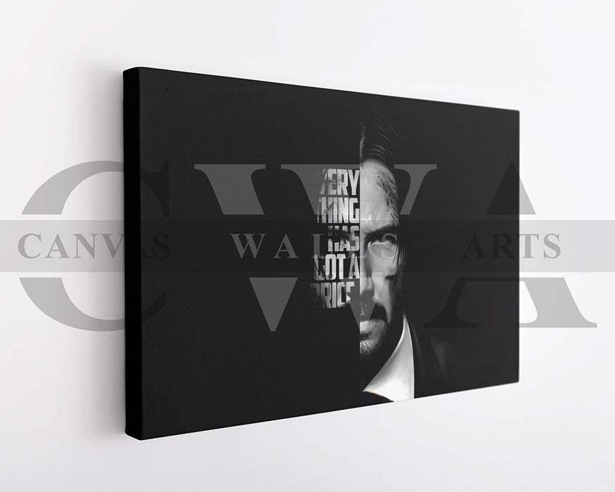 John Wick Canvas Wall Art