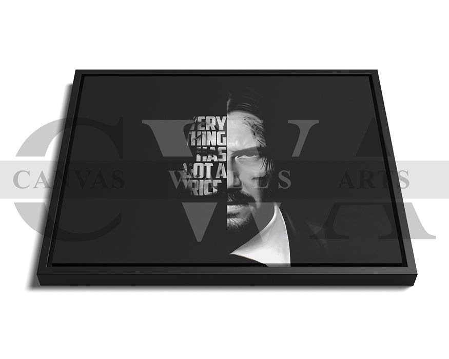 John Wick Canvas Wall Art