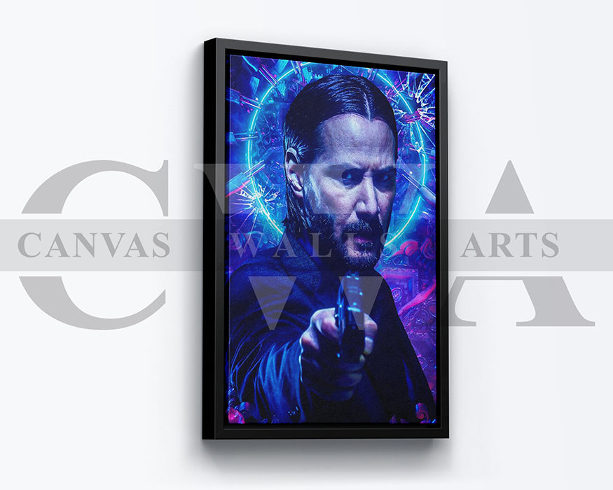 John Wick Canvas Wall Art Movie Poster Print
