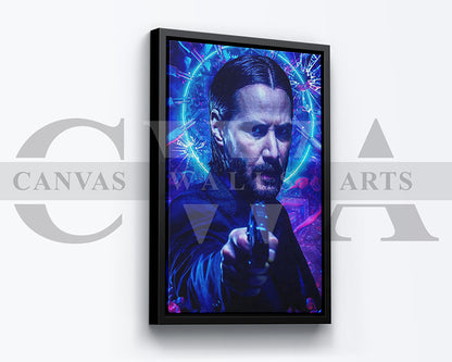 John Wick Canvas Wall Art Movie Poster Print