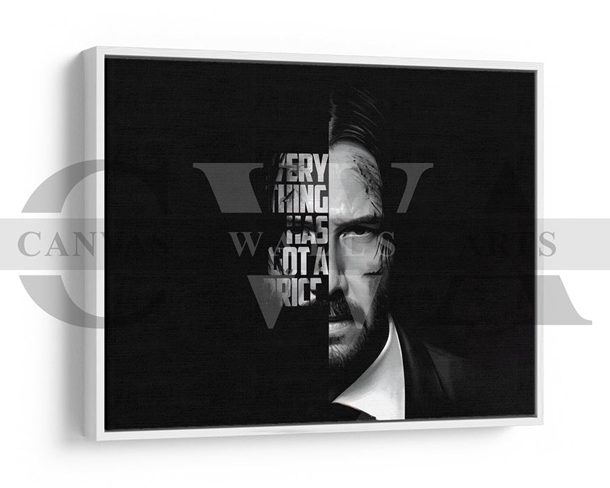 John Wick Canvas Wall Art