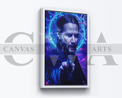 John Wick Canvas Wall Art Movie Poster Print