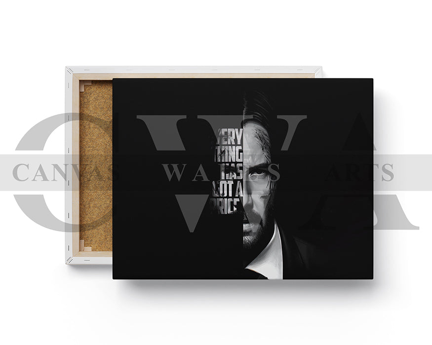 John Wick Canvas Wall Art