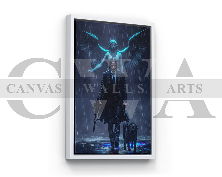 John Wick Master of Vengeance Canvas Wall Art