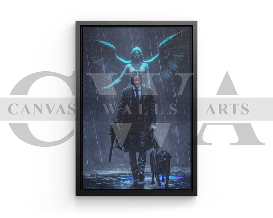 John Wick Master of Vengeance Canvas Wall Art