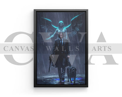 John Wick Master of Vengeance Canvas Wall Art