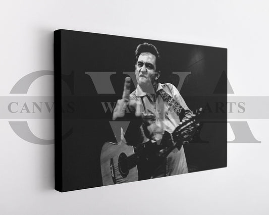 Johnny Cash Canvas Wall Art