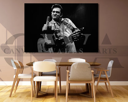 Johnny Cash Canvas Wall Art