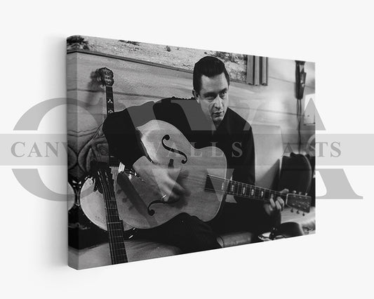 Johnny Cash Canvas Wall Decor