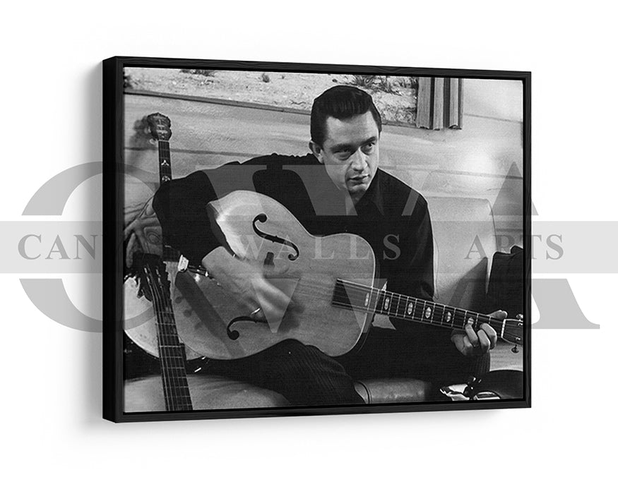 Johnny Cash Canvas Wall Decor