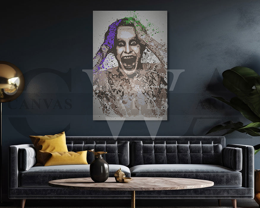 Joker Canvas Wall Art