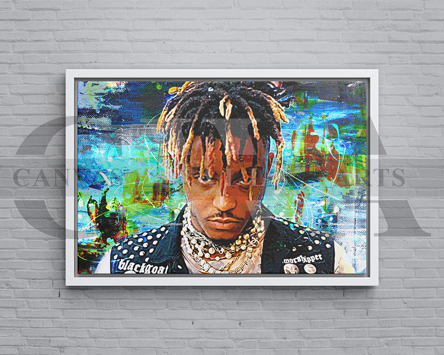 Juice WRLD Canvas Wall Art Abstract Music Print