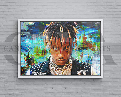 Juice WRLD Canvas Wall Art Abstract Music Print