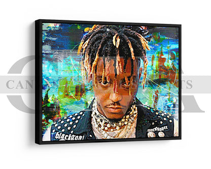 Juice WRLD Canvas Wall Art Abstract Music Print
