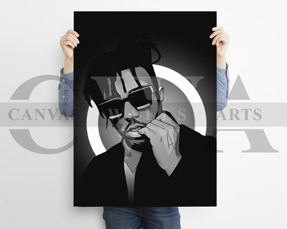 Juice WRLD Wall Art Canvas Frame Ready To Hang