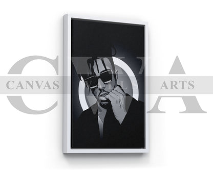 Juice WRLD Wall Art Canvas Frame Ready To Hang