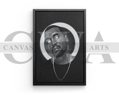 Kanye West American Rapper Canvas Wall Art