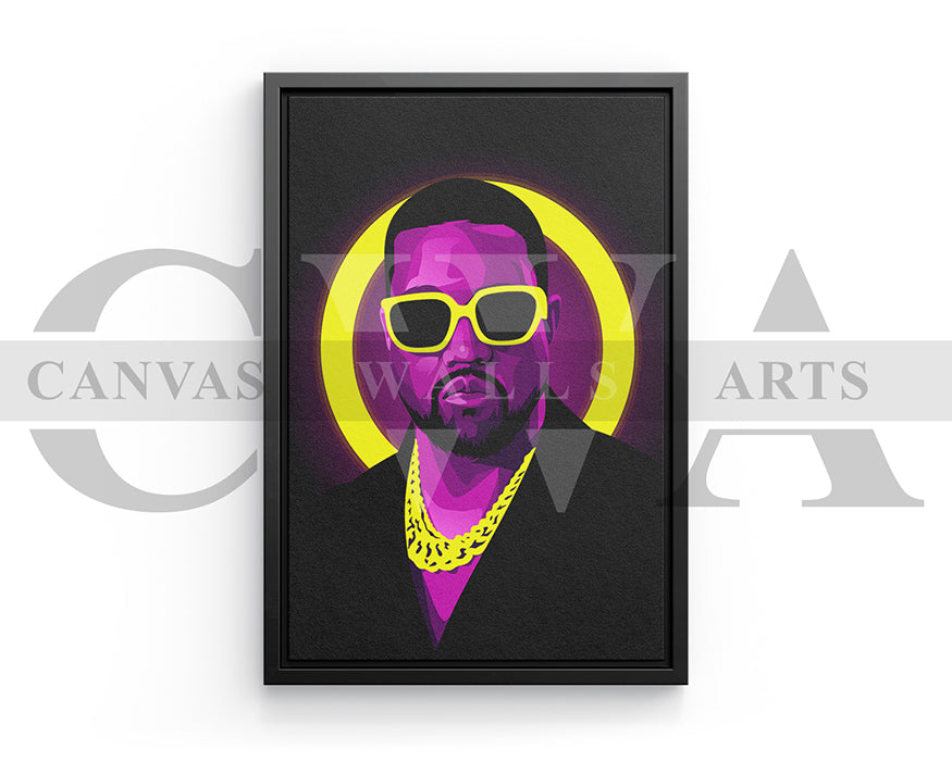 Kanye West Canvas Print