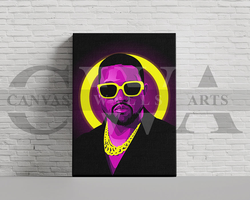 Kanye West Canvas Print