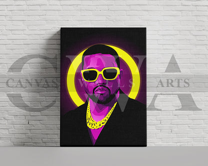 Kanye West Canvas Print