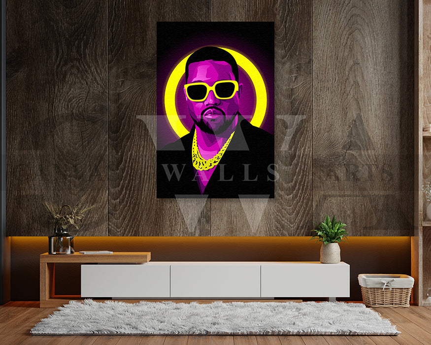 Kanye West Canvas Print