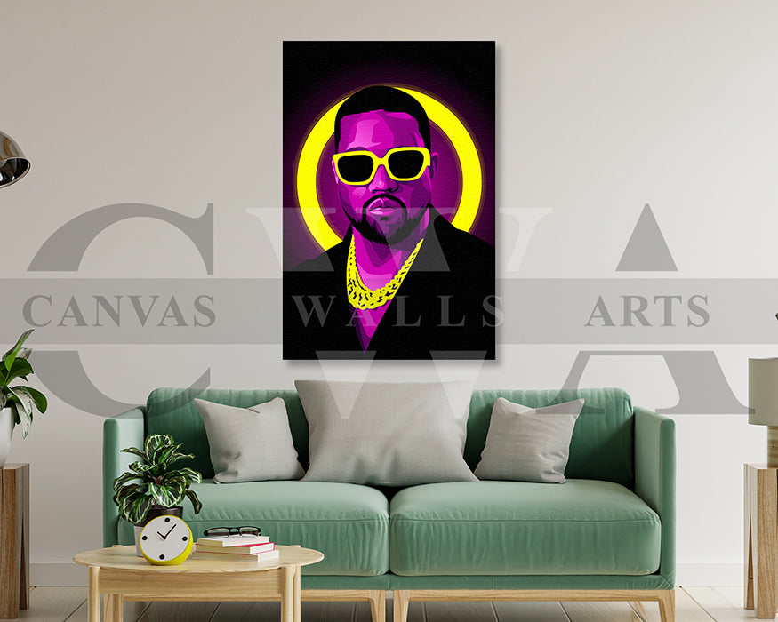 Kanye West Canvas Print