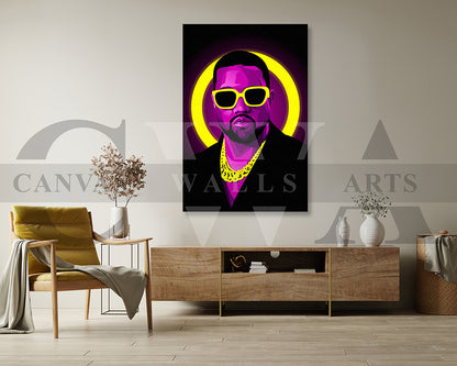 Kanye West Canvas Print