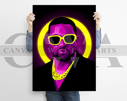 Kanye West Canvas Print