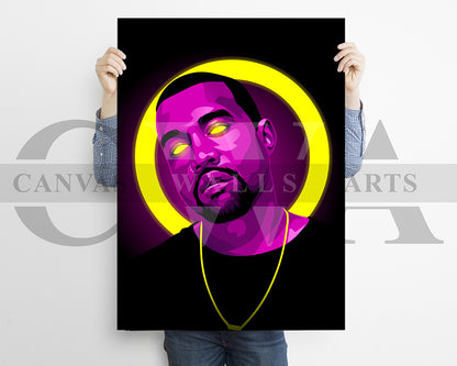 Kanye West Canvas Wall Art