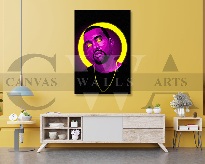 Kanye West Canvas Wall Art