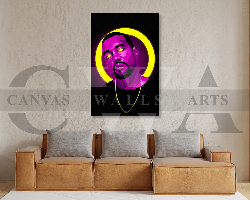 Kanye West Canvas Wall Art