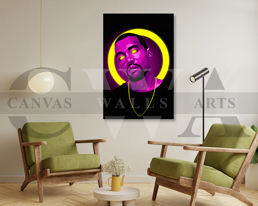 Kanye West Canvas Wall Art
