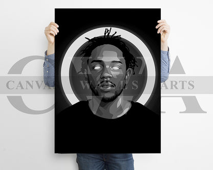 Kendrick Lamar American Rapper Canvas Wall Art