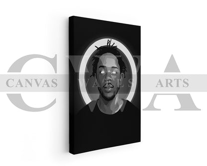 Kendrick Lamar American Rapper Canvas Wall Art