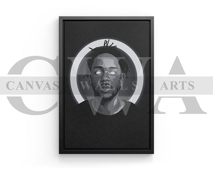 Kendrick Lamar American Rapper Canvas Wall Art