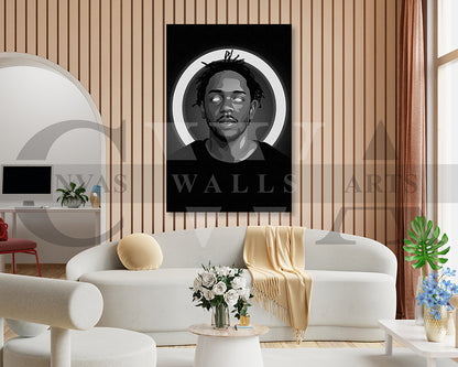 Kendrick Lamar American Rapper Canvas Wall Art