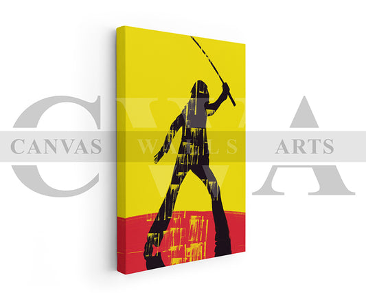 Kill Bill Canvas Wall Art Abstract Movie Poster