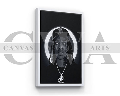 King Von Canvas Frame