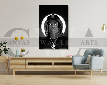 King Von Canvas Frame