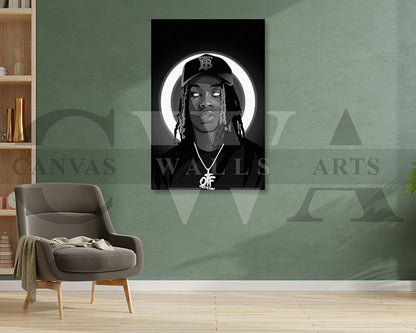 King Von Canvas Frame