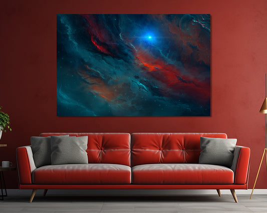 Krauss Nebula Canvas Wall Art Galaxy Art Print