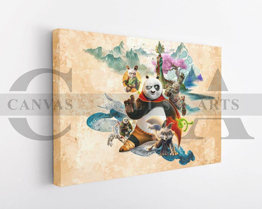Kung Fu Panda 4 Canvas Wall Art