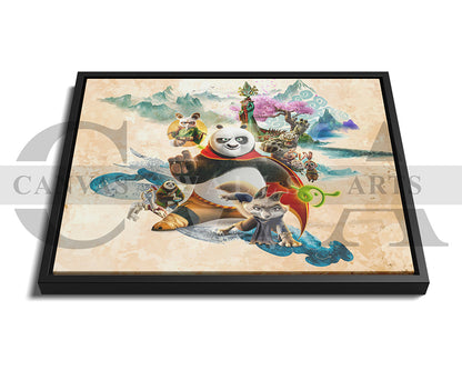 Kung Fu Panda 4 Canvas Wall Art