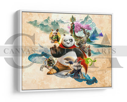Kung Fu Panda 4 Canvas Wall Art