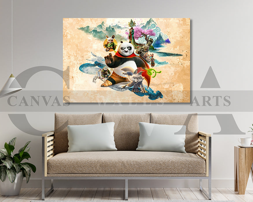 Kung Fu Panda 4 Canvas Wall Art