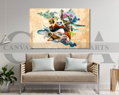 Kung Fu Panda 4 Canvas Wall Art