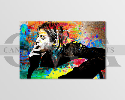 Kurt Cobain Canvas Wall Art