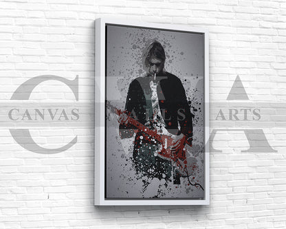 Kurt Cobain Canvas Wall Art